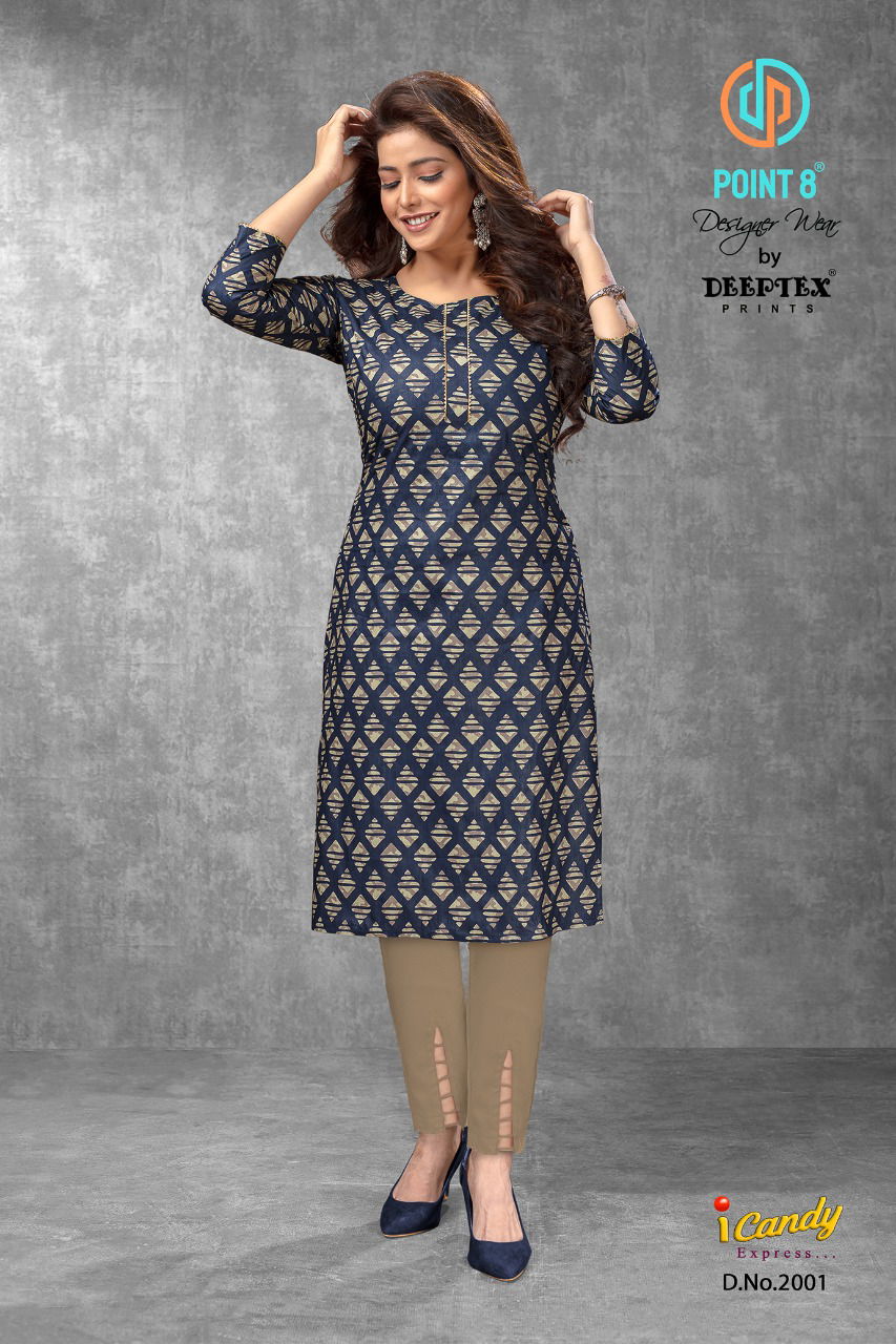 Deeptex I Candy Express 2 Cotton Printed Regular Wear Kurti Collection
